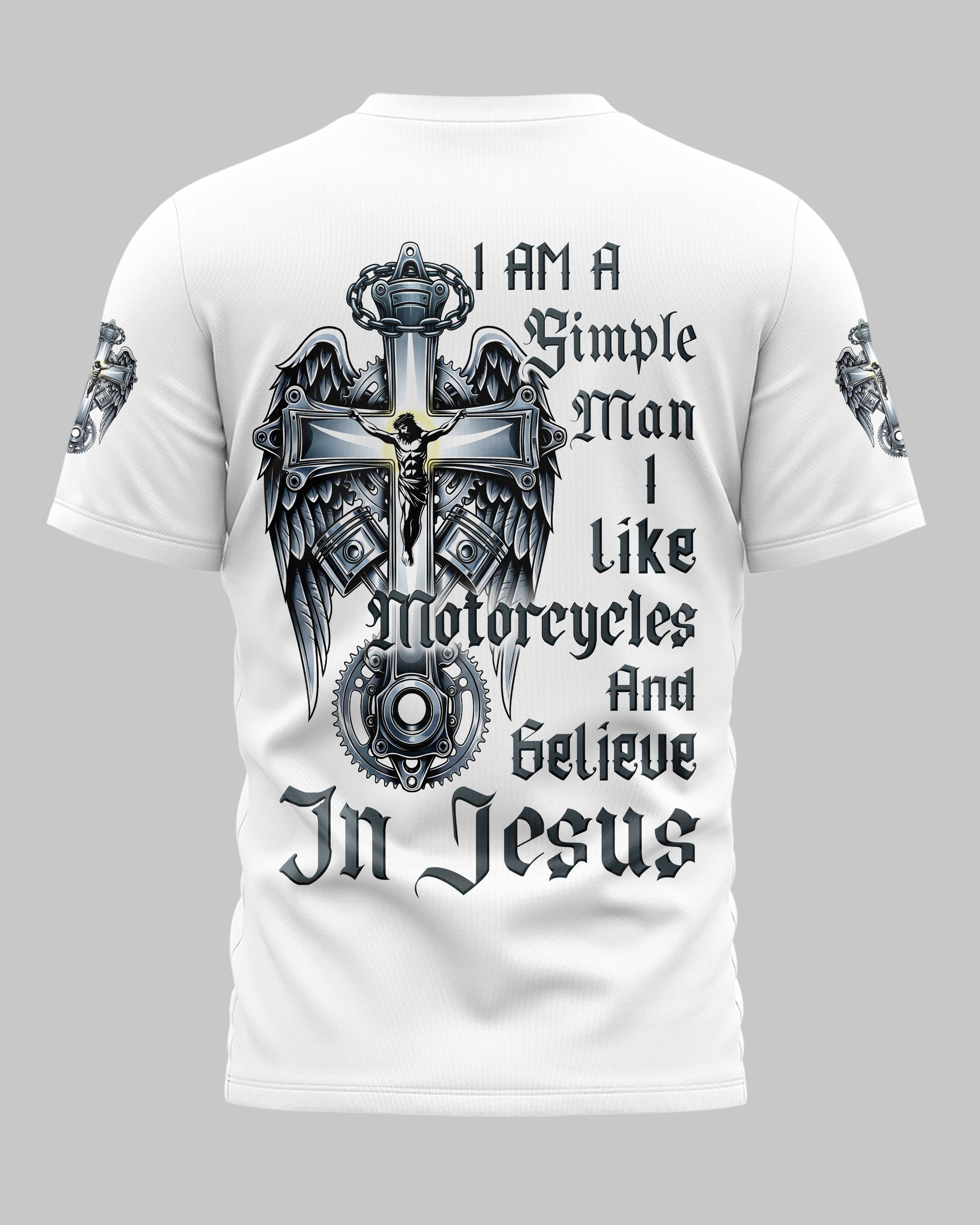I Am A Simple Man All Over Print T-Shirt