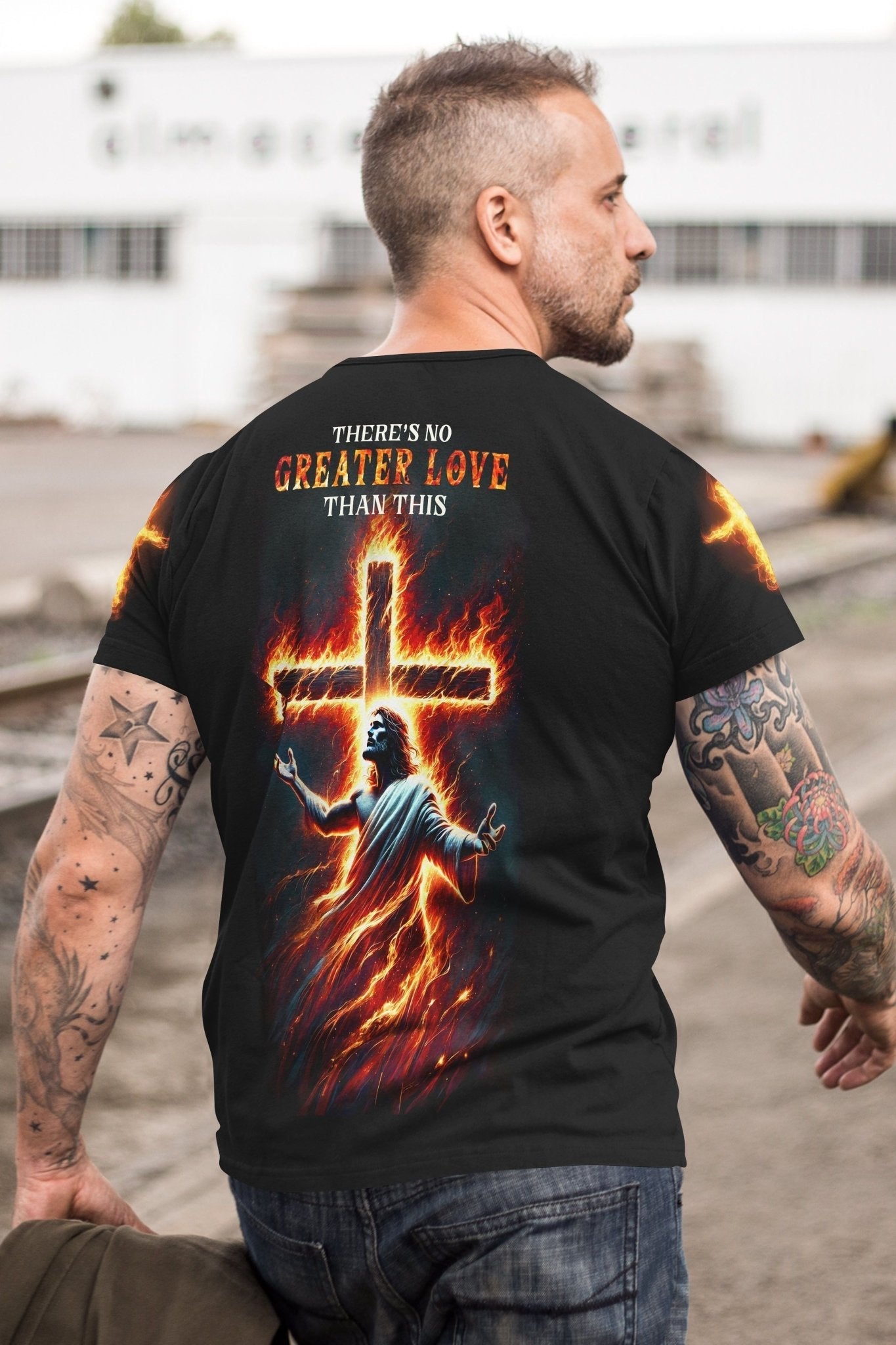There's No Greater Love Than This All Over Print T-shirt