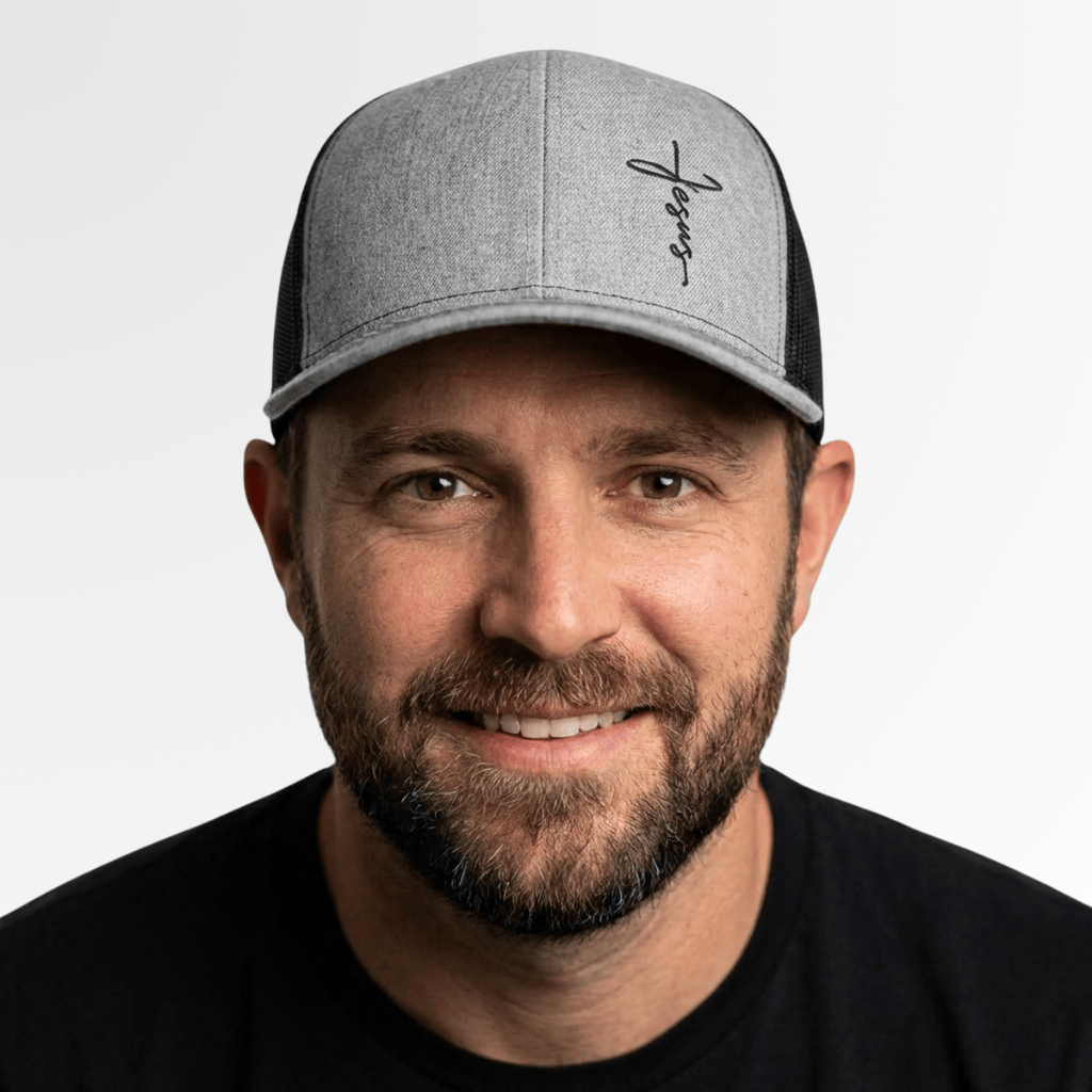 Jesus Cross Lower Left Hats