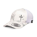Nail Cross Lower Left Camo Hats