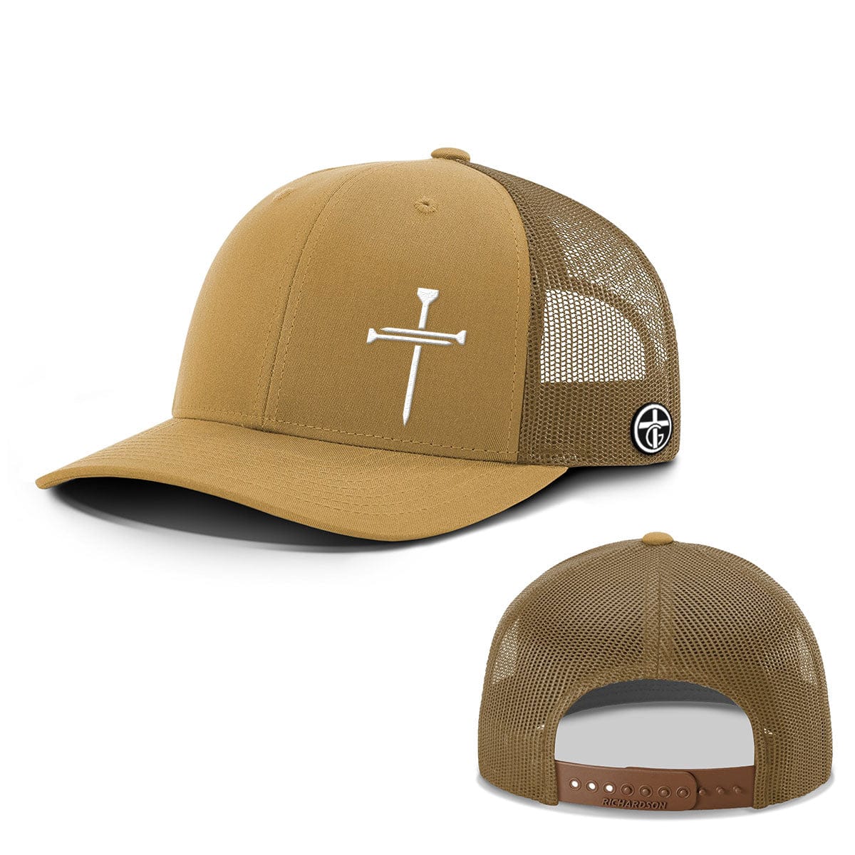 Nail Cross Lower Left Everyday Faith Hats