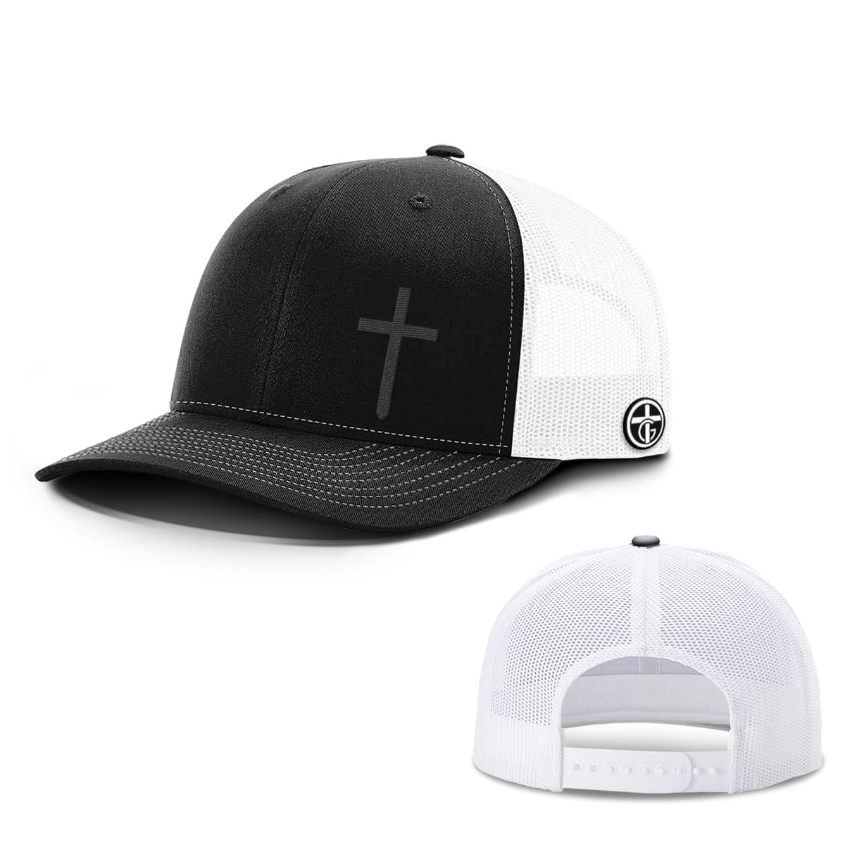Cross Lower Left Blackout Version Hats