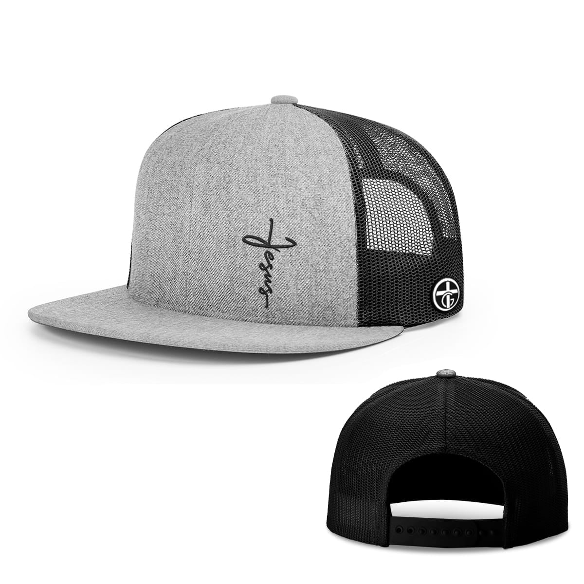 Jesus Cross Lower Left Hats