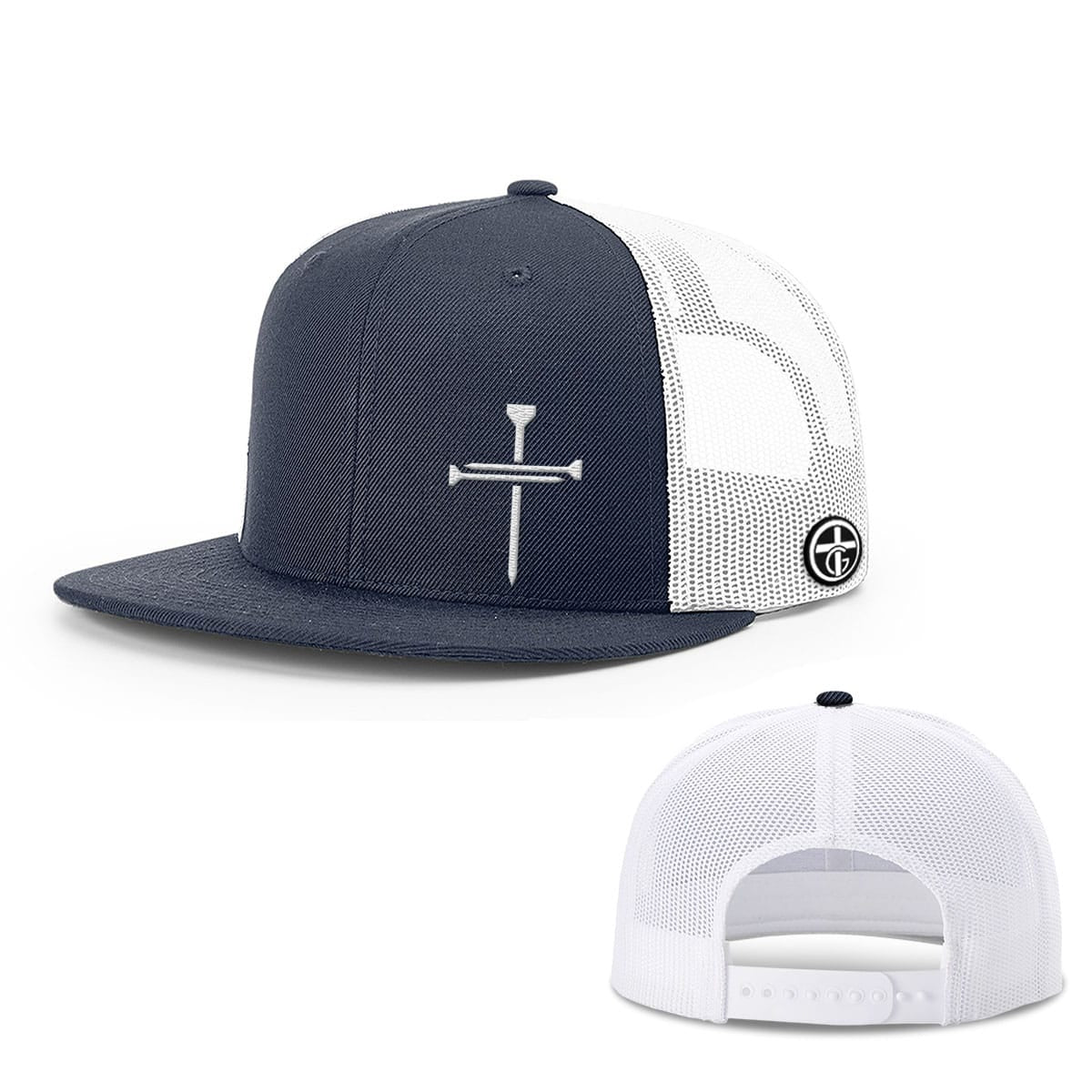 Nail Cross Lower Left Hats