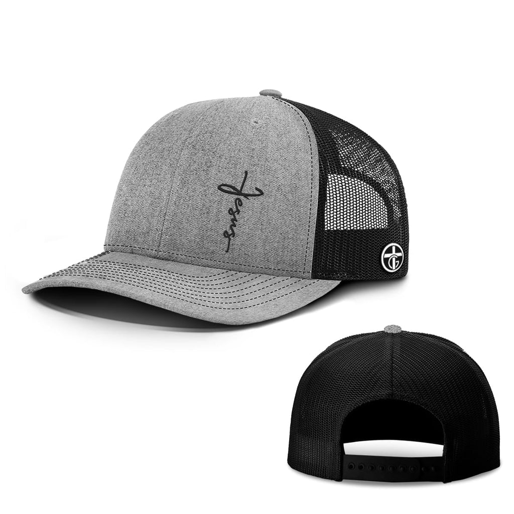 Jesus Cross Lower Left Hats
