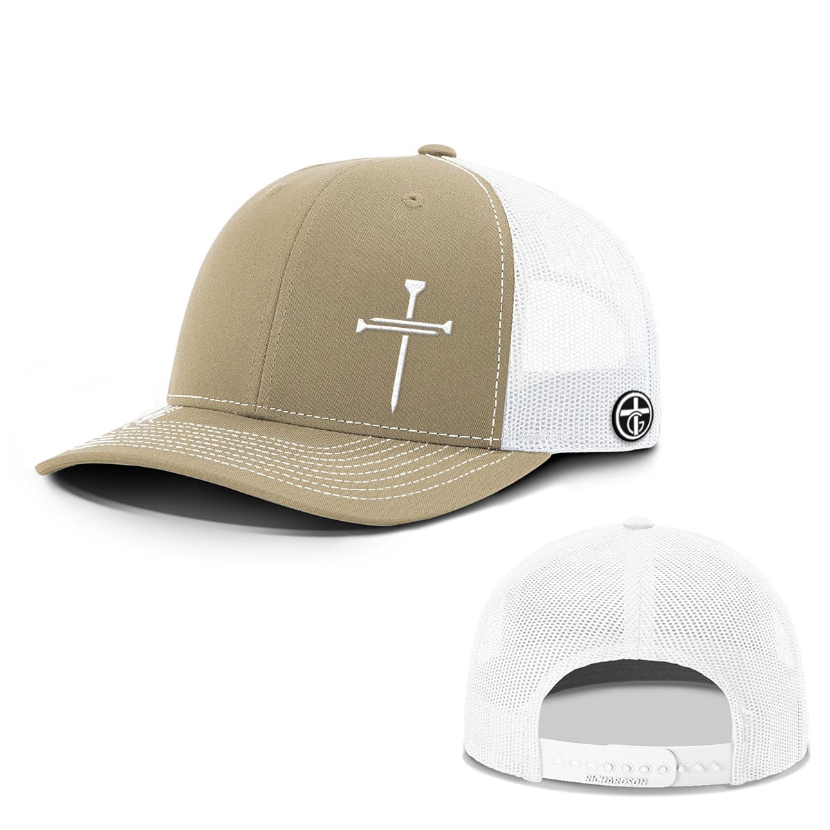 Nail Cross Lower Left Everyday Faith Hats
