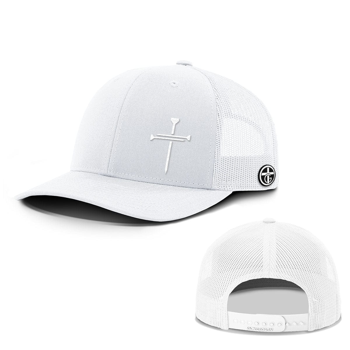 Nail Cross Lower Left Everyday Faith Hats