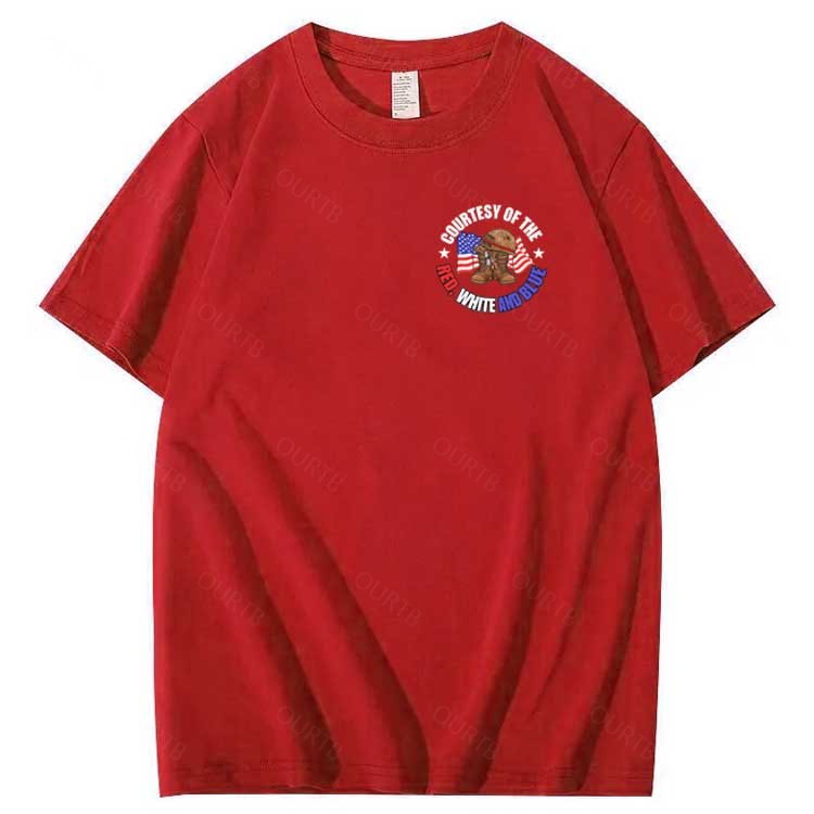 We'll Put A Boot In Your Ass  Pattern Print 100%Cotton T-Shirt