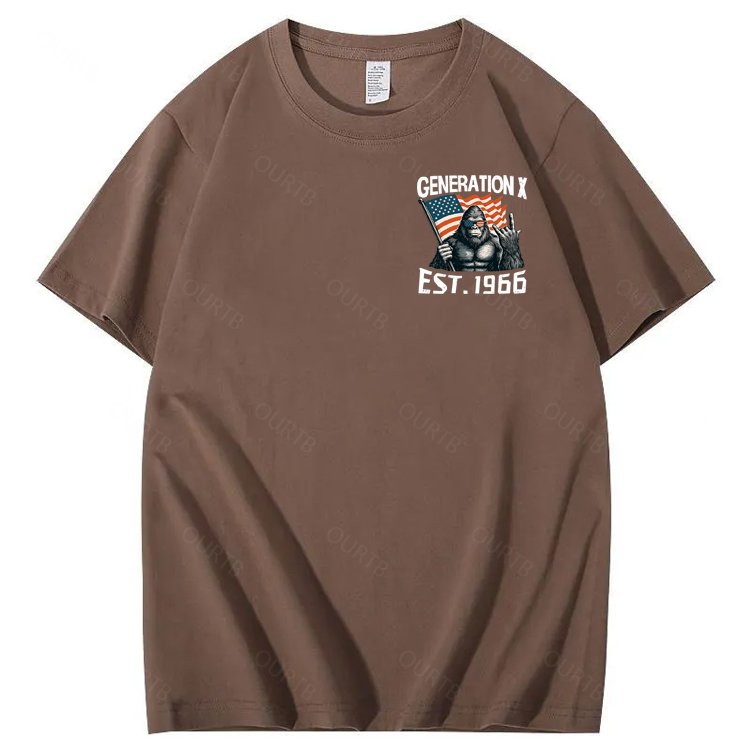 Walk Away I Am A Grumpy Old Man America BigFoot Gen X 100% Cotton T-Shirt