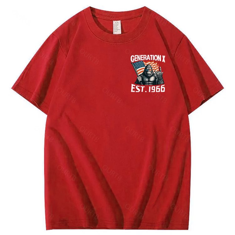 Walk Away I Am A Grumpy Old Man America BigFoot Gen X 100% Cotton T-Shirt