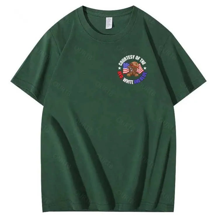 We'll Put A Boot In Your Ass  Pattern Print 100%Cotton T-Shirt