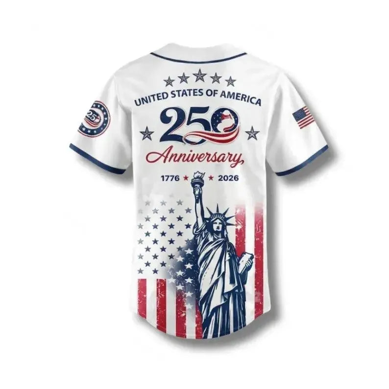 USA 250th Anniversary Baseball Jersey