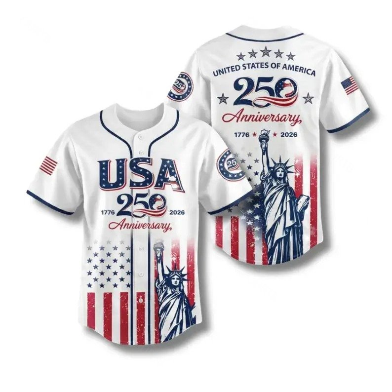 USA 250th Anniversary Baseball Jersey