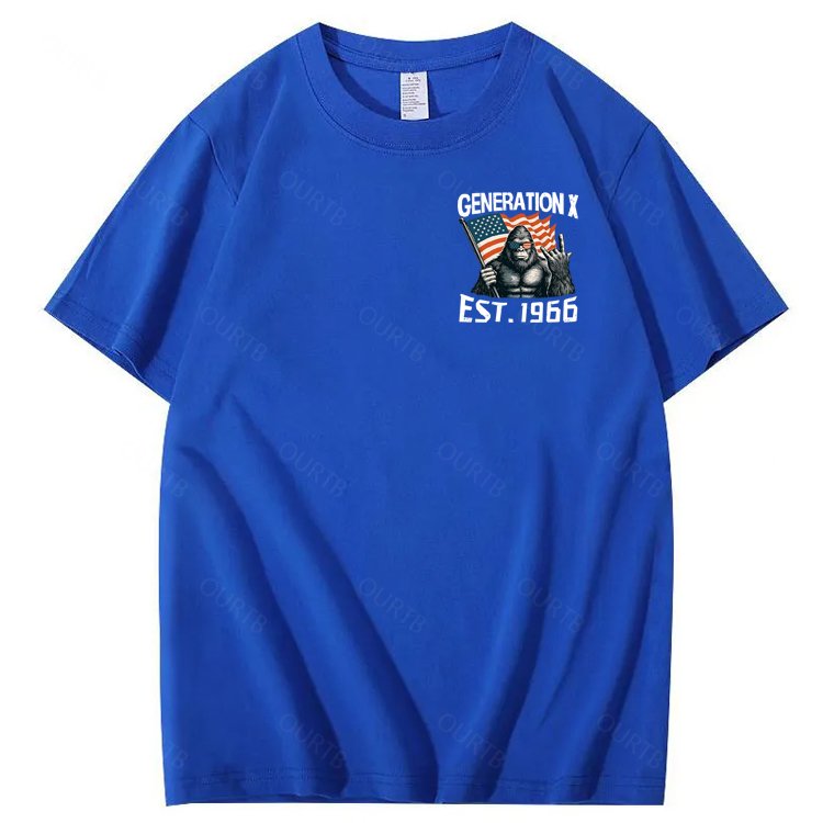 Walk Away I Am A Grumpy Old Man America BigFoot Gen X 100% Cotton T-Shirt