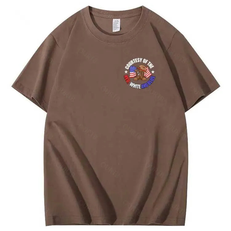 We'll Put A Boot In Your Ass  Pattern Print 100%Cotton T-Shirt