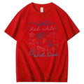 red white and due shirt, 4th of July pregnancy reveal shirt, summer pregnancy announcement tee, expecting mom to be t-shirt